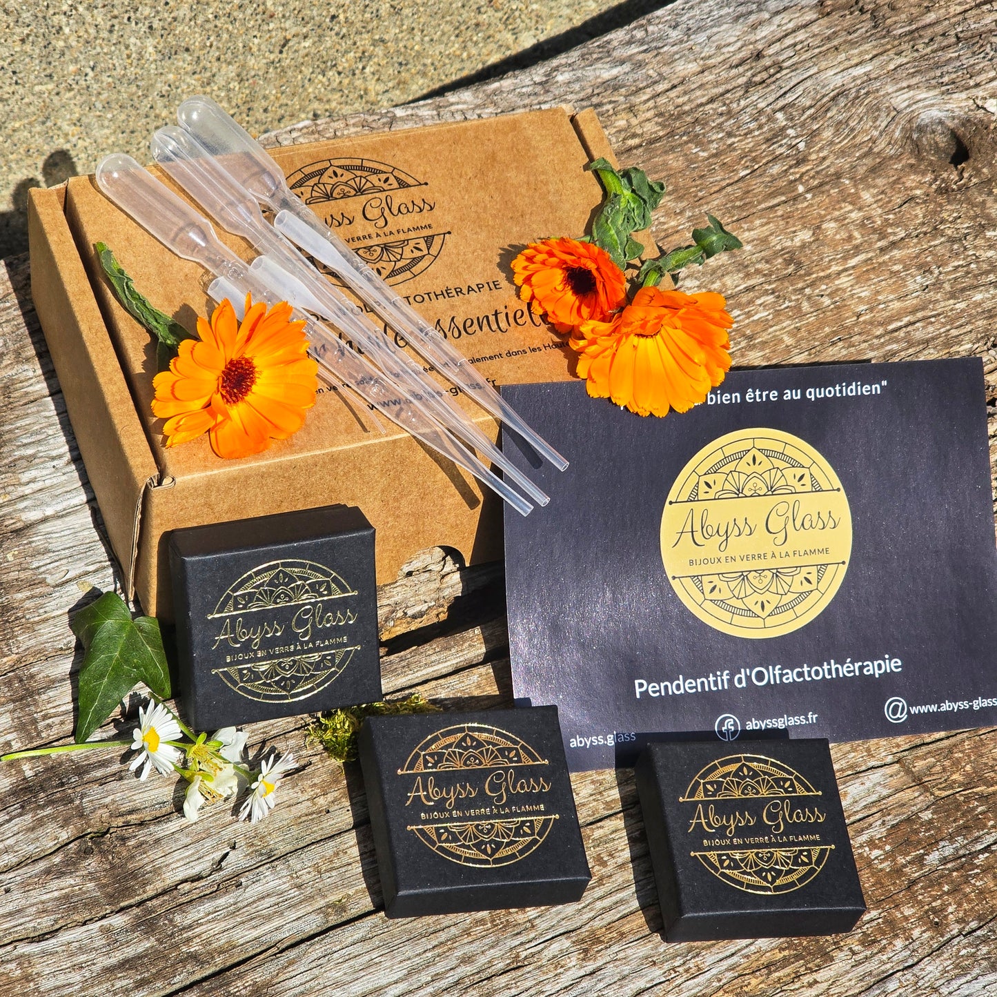 Coffret Routine bien-être trio doré