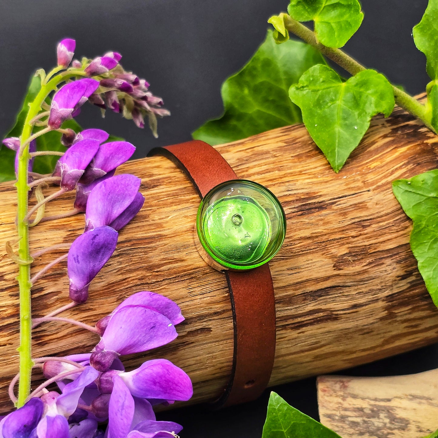 Bracelet d'Olfactothérapie en cuir