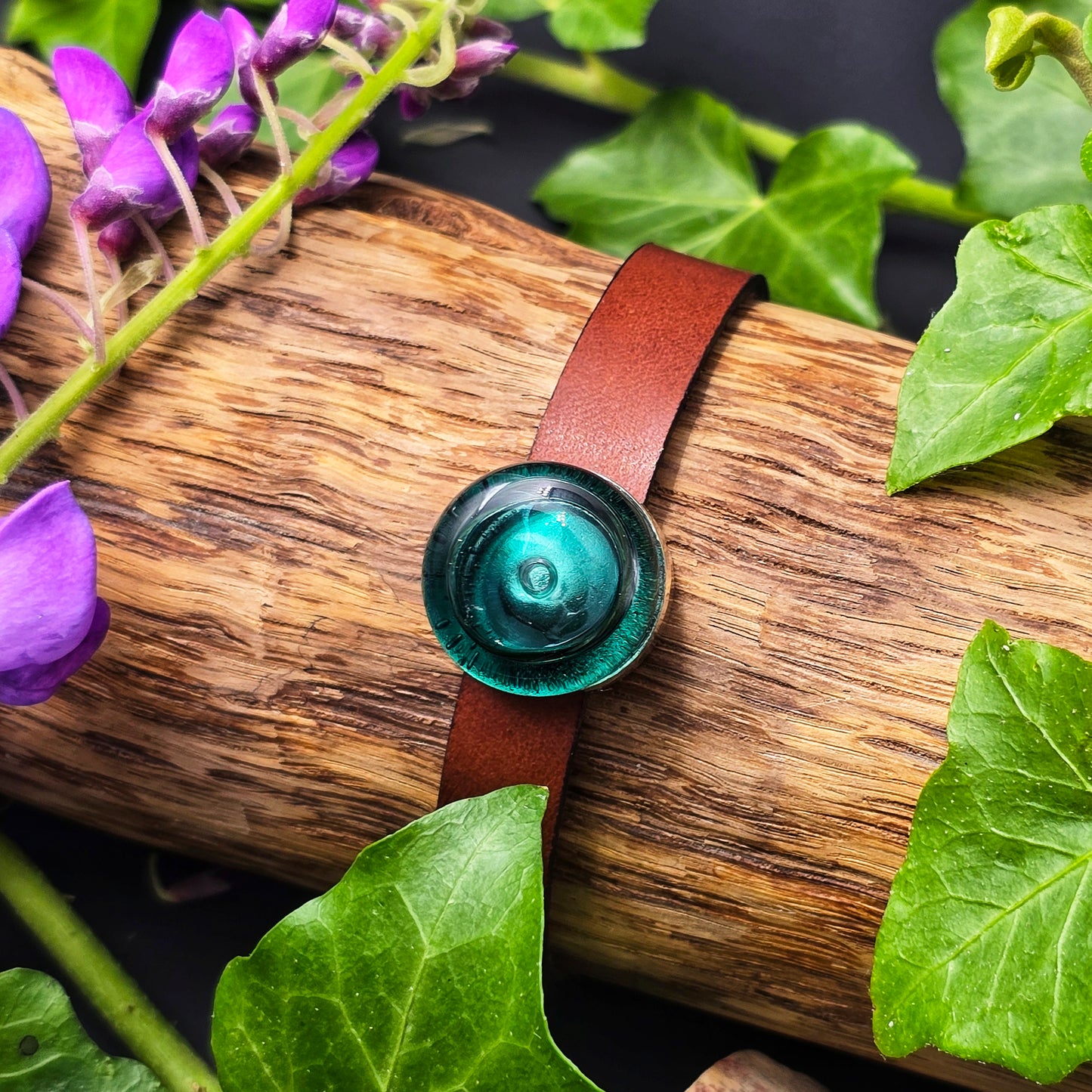 Bracelet d'Olfactothérapie en cuir