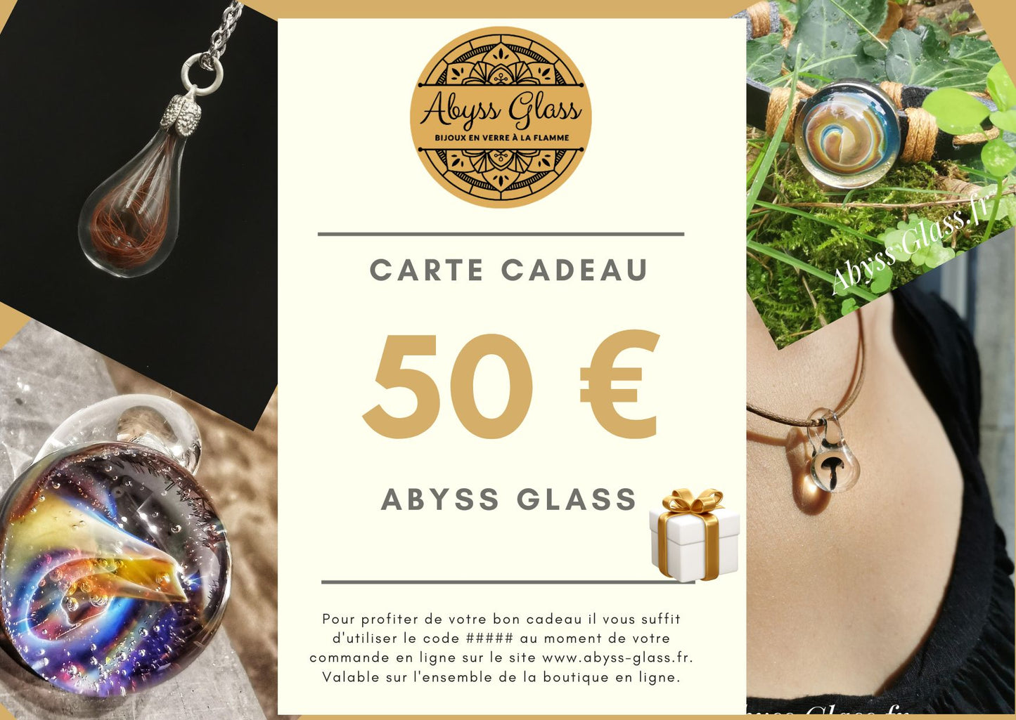 Carte cadeau Abyss Glass