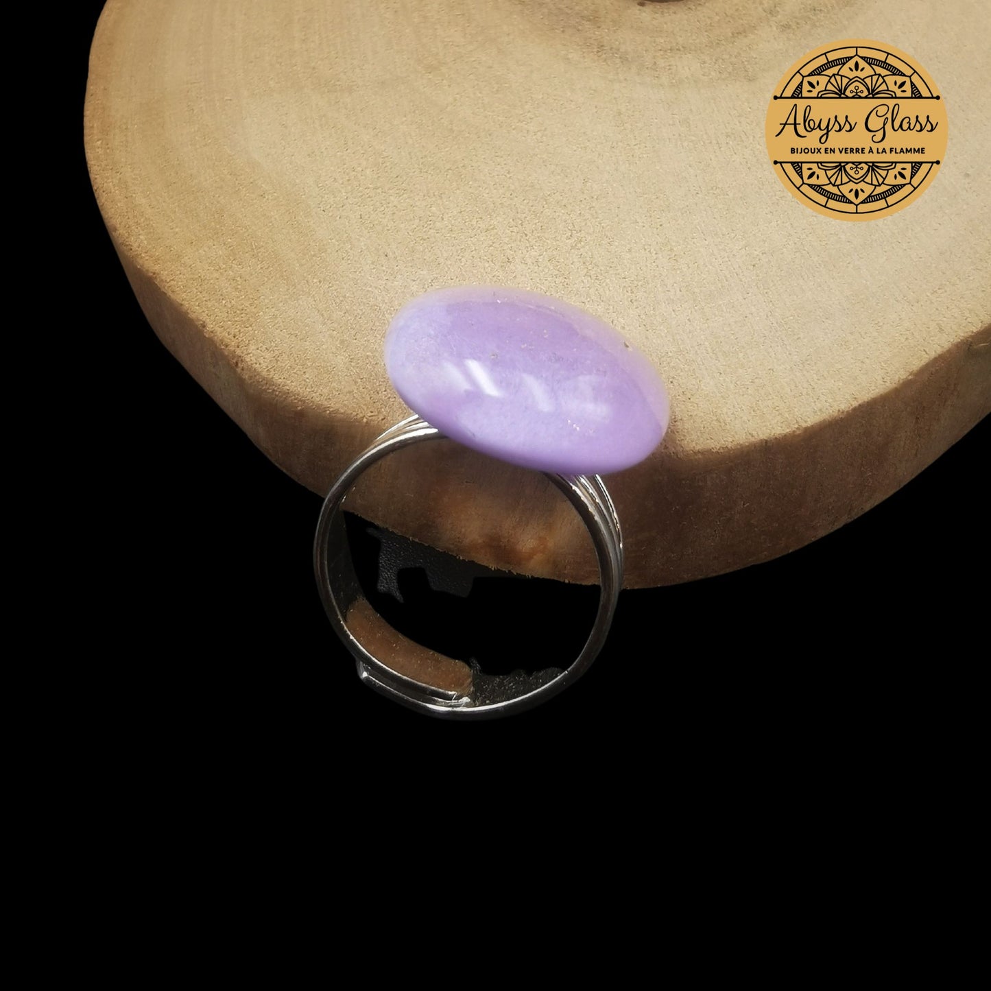 Bague en verre Chakra