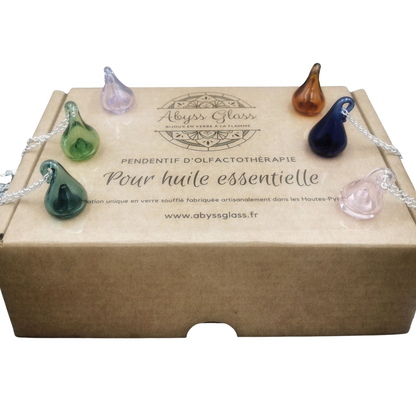 Coffret "Nuit paisible" - Pendentif coloré