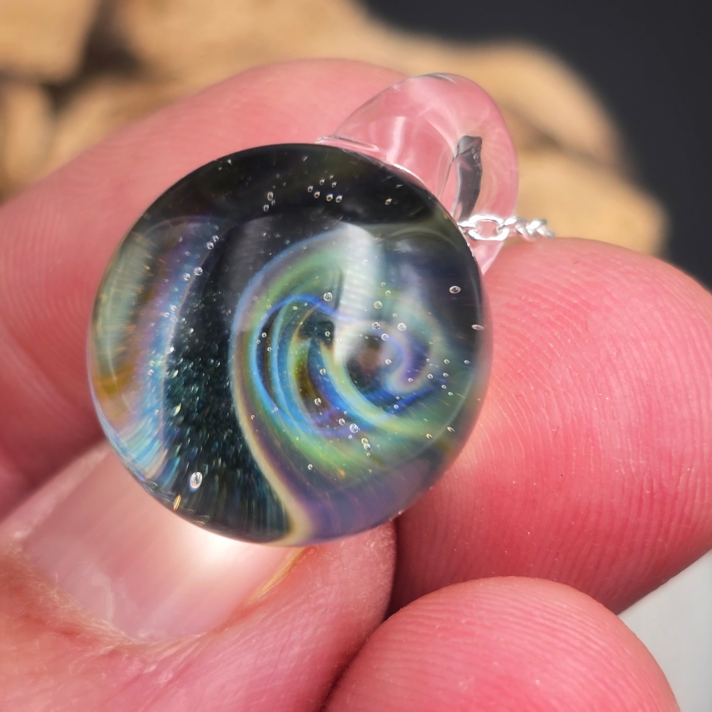 Pendentif Univers "Jaspe"