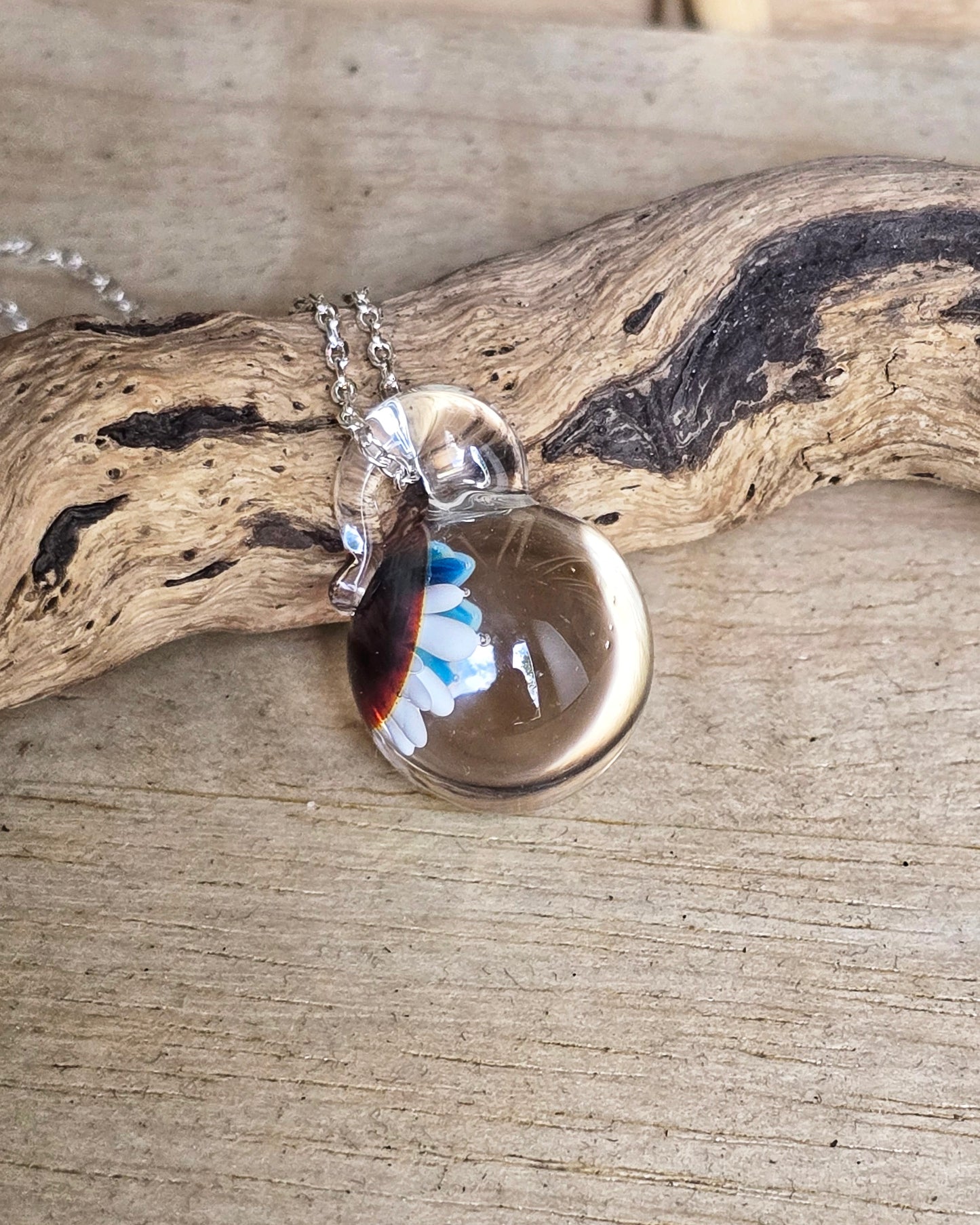 Pendentif Implosion Florale n°12