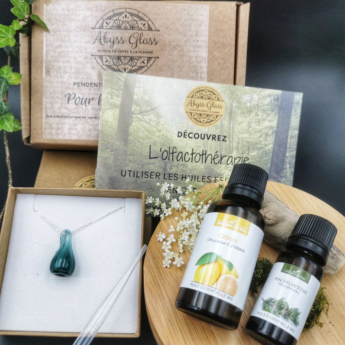 Coffret "Joie de vivre" - Pendentif coloré
