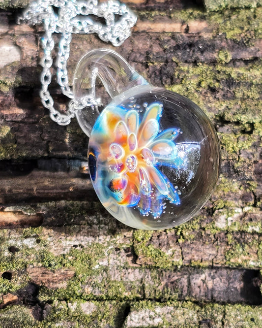 Pendentif Implosion Florale n°14