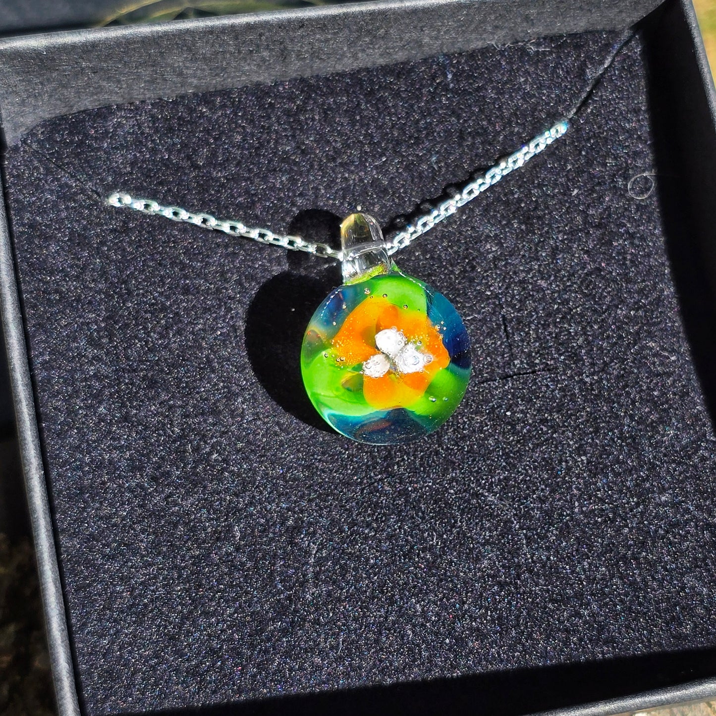 Pendentif Implosion Florale