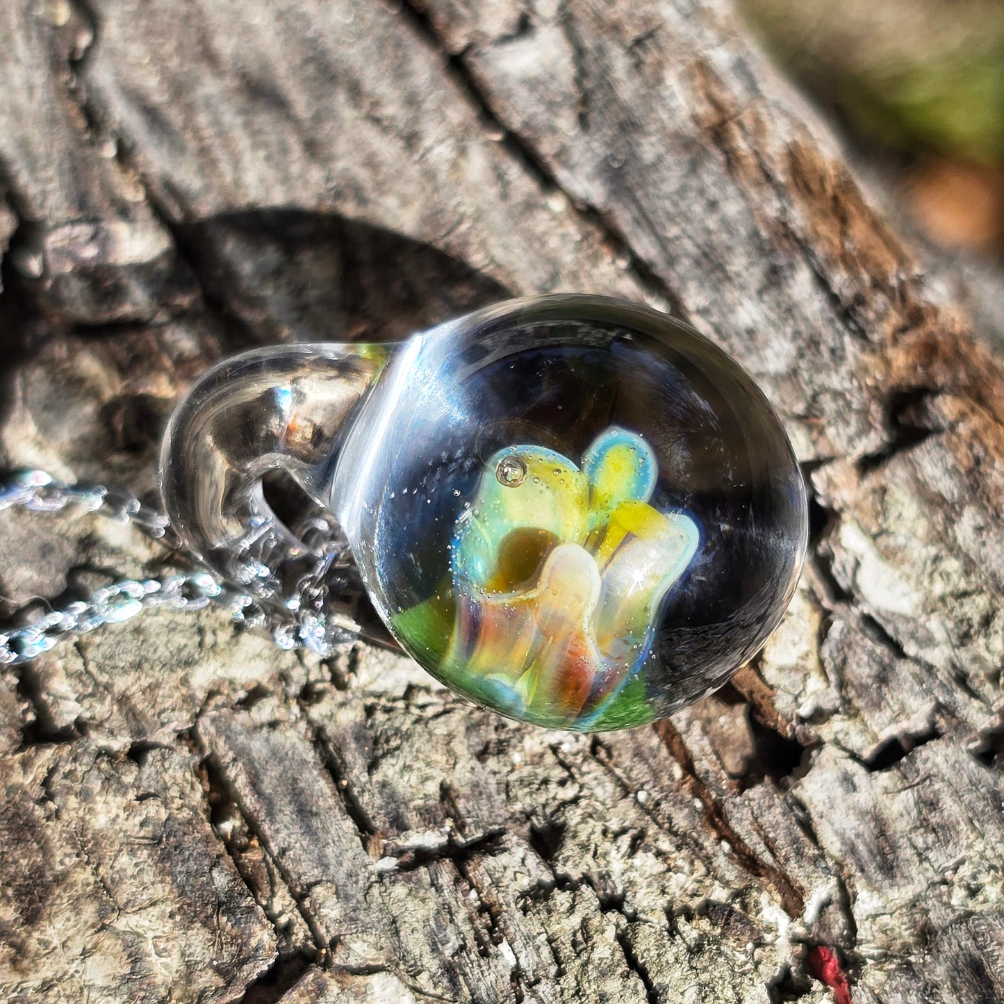 Pendentif Implosion Florale