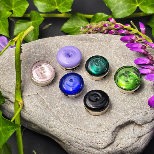 Cabochon pour bracelet en cuir d'olfactothérapie