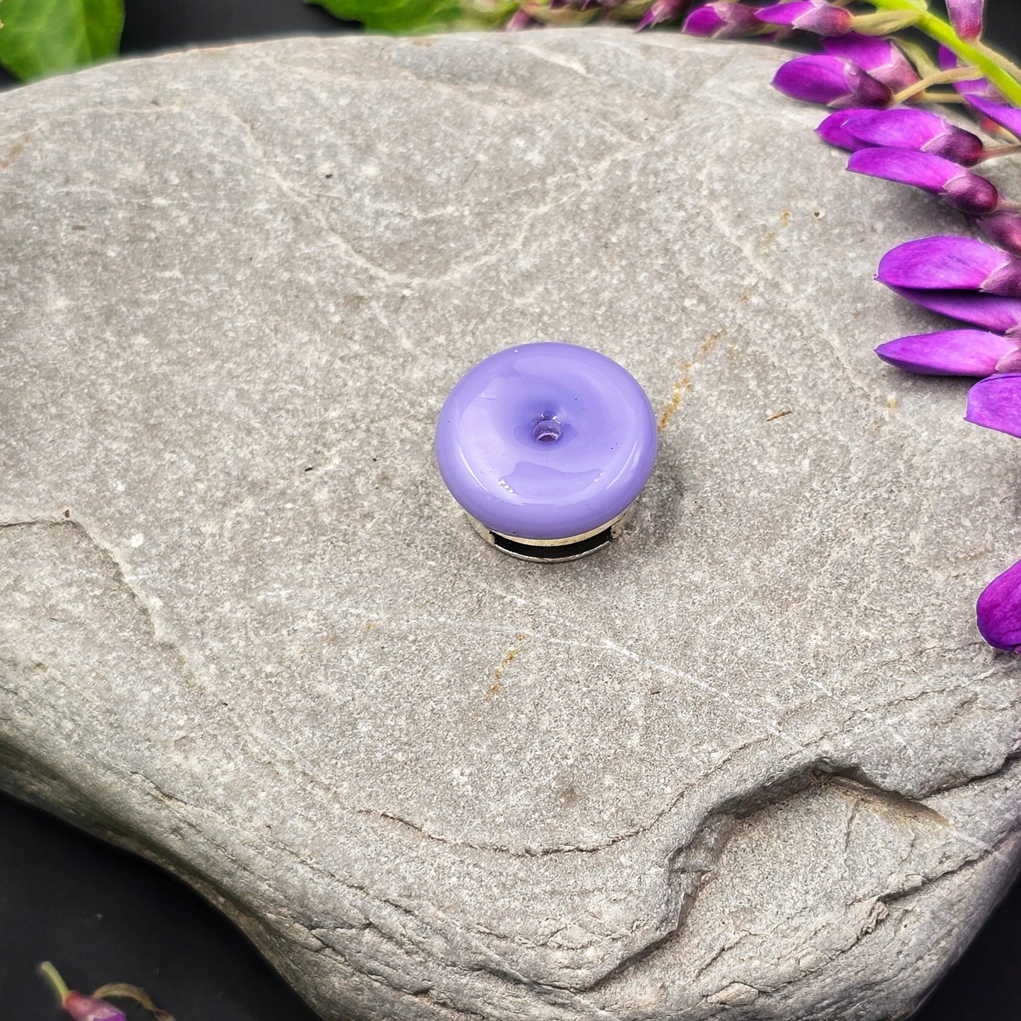 Cabochon pour bracelet en cuir d'olfactothérapie