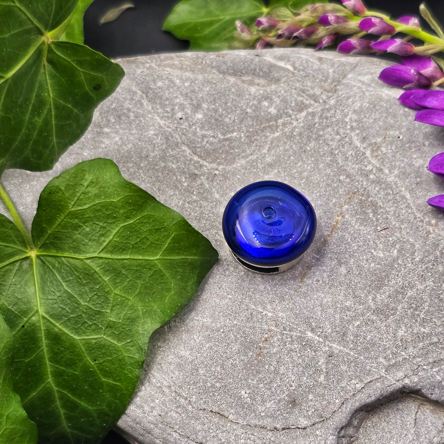Cabochon pour bracelet en cuir d'olfactothérapie