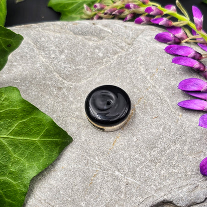 Cabochon pour bracelet en cuir d'olfactothérapie