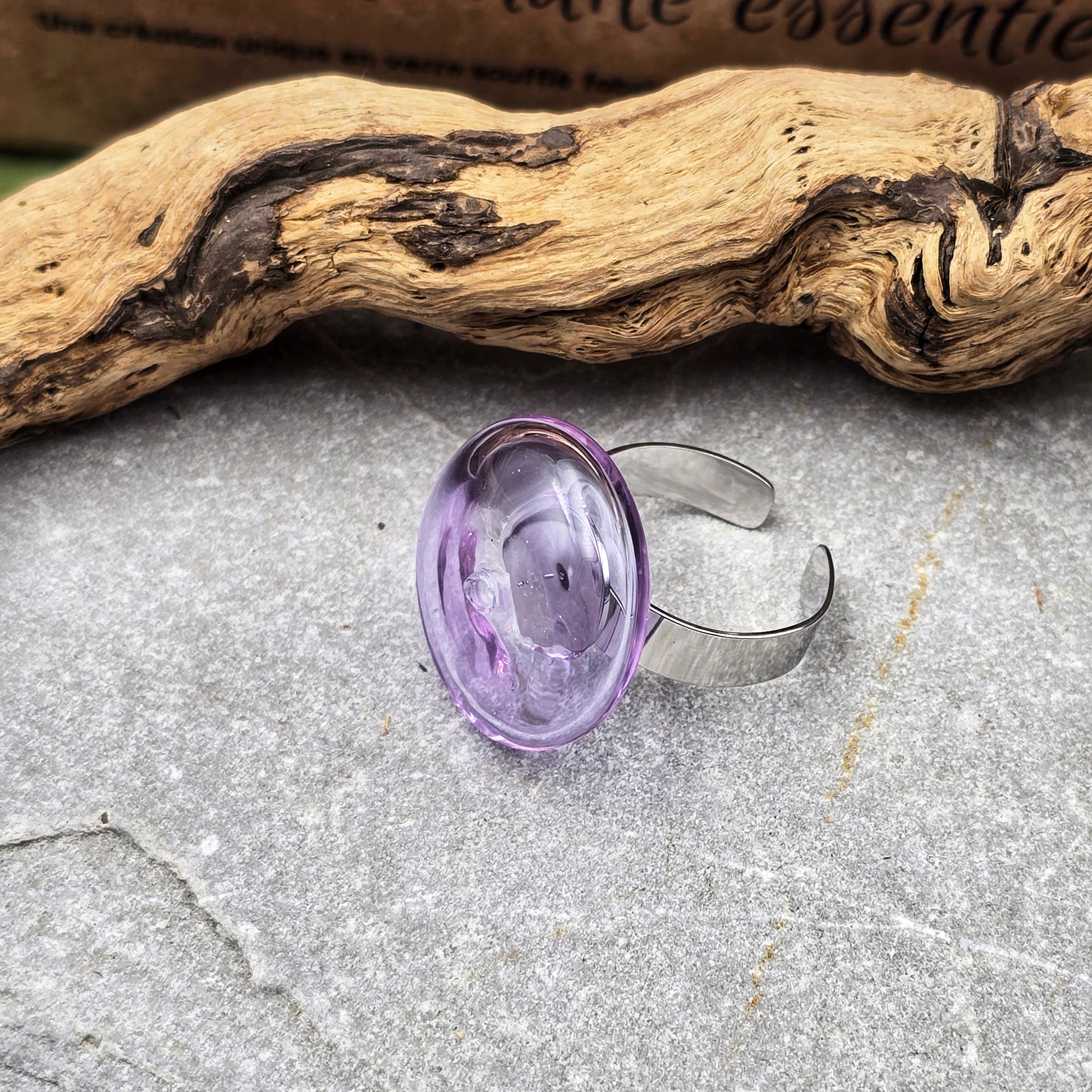 Bague d'olfactothérapie Abyss Glass