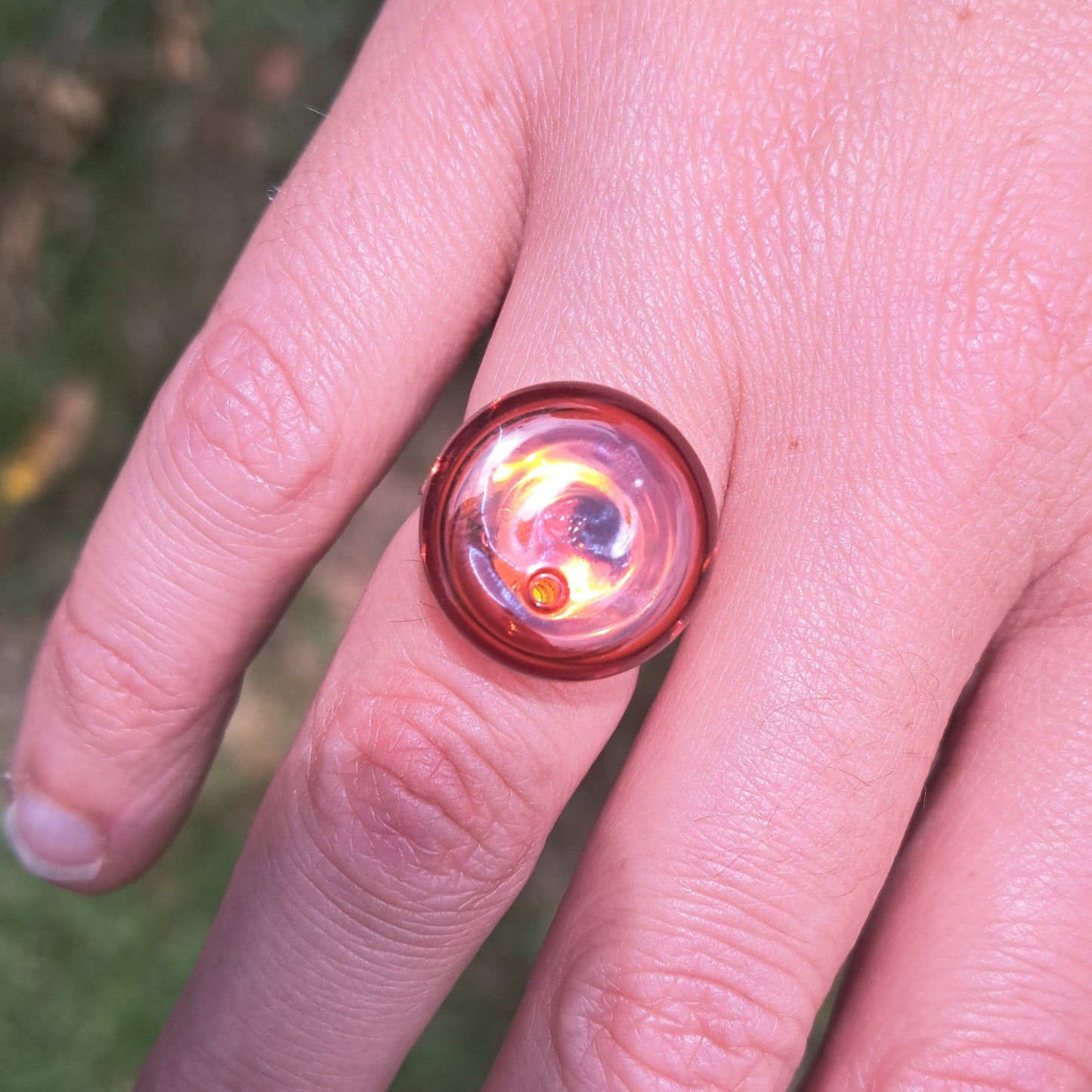 Bague en verre Abyss Glass d'olfactothérapie 