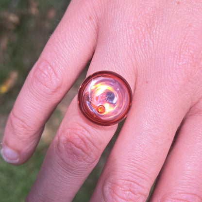 Bague en verre Abyss Glass d'olfactothérapie 