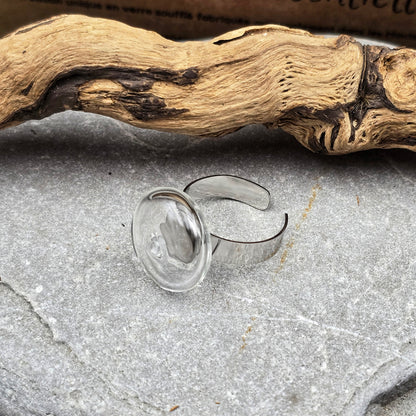 Bague en verre soufflé pour huile essentielle 