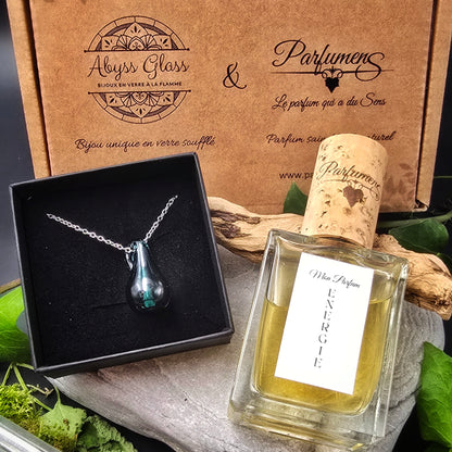 Coffret parfum naturel Parfumens Bijou d'olfactotherapie Abyss Glass