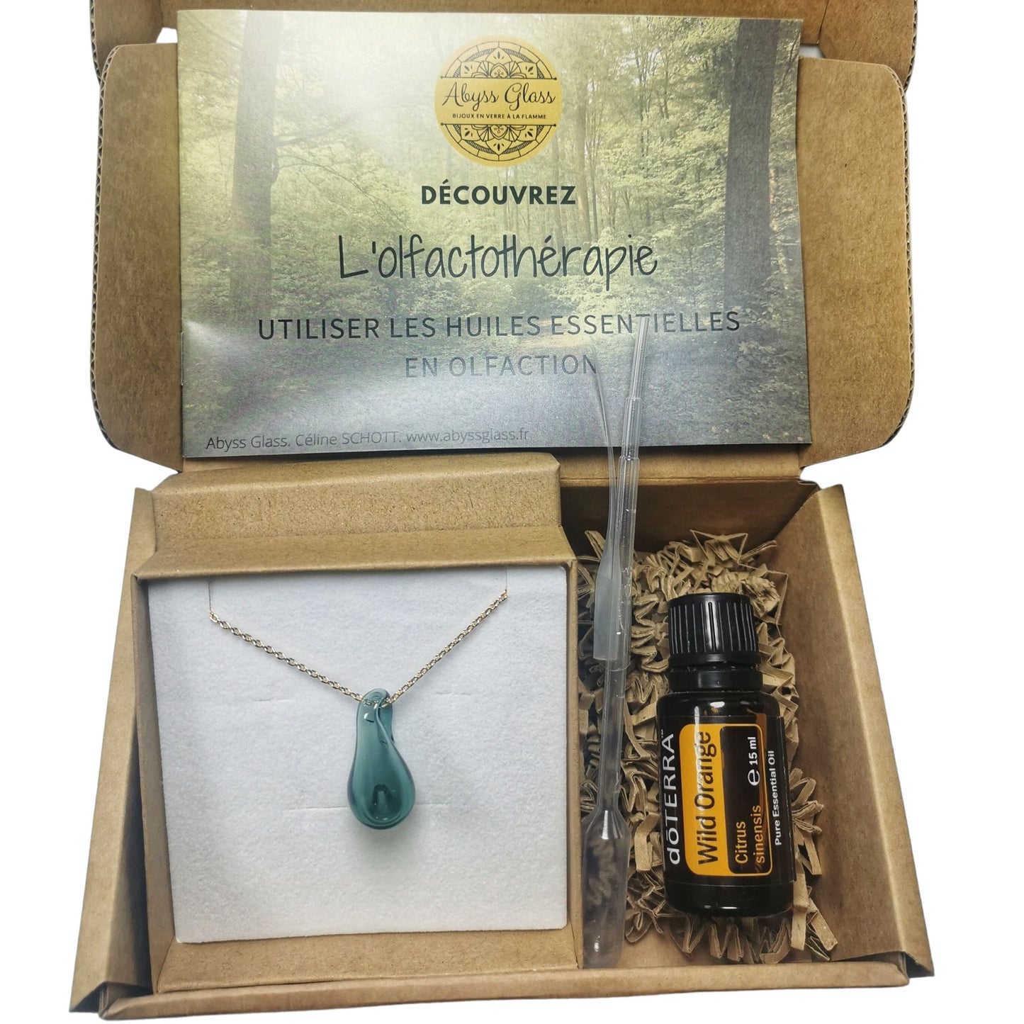 Bijoux olfactifs Abyss Glass coffret