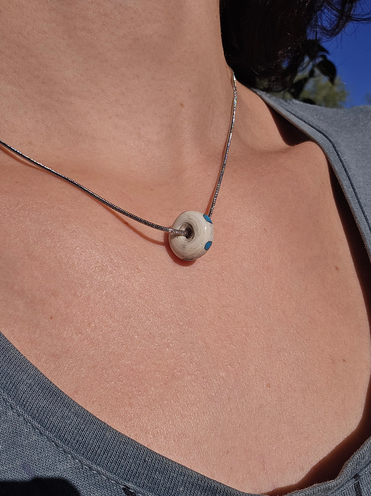 Pendentif unique Perle n°6