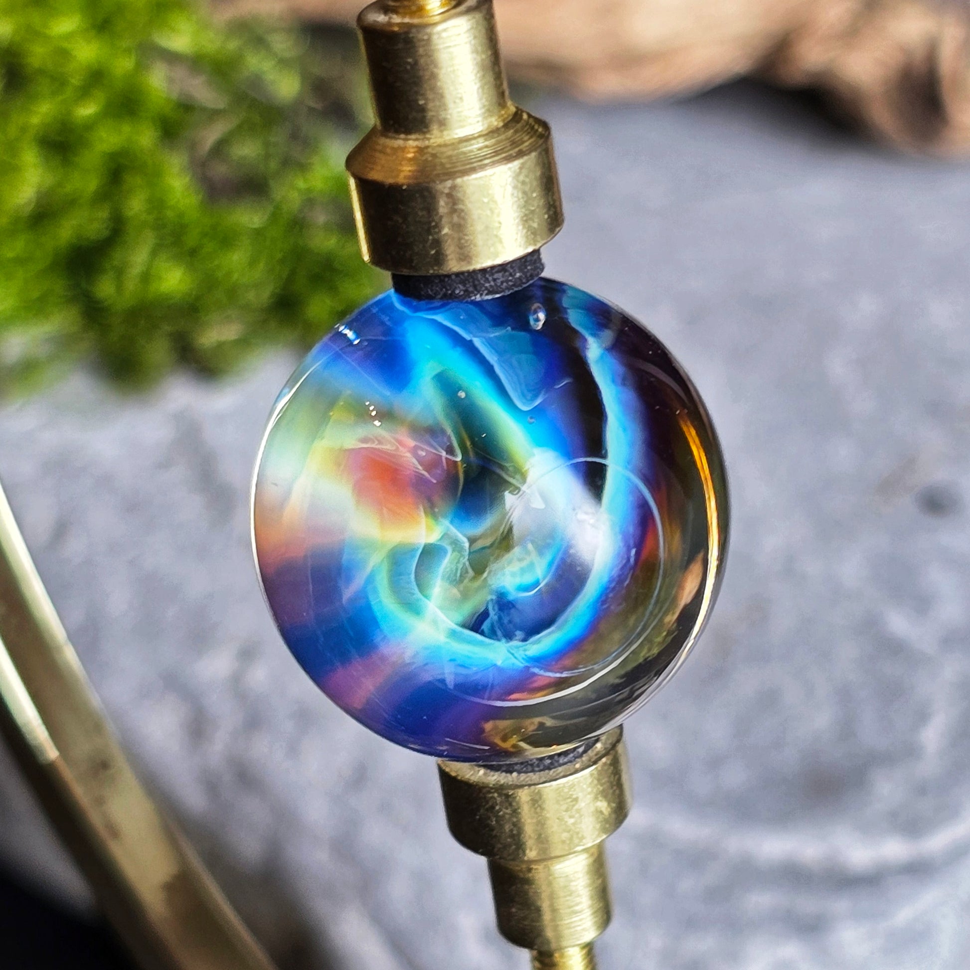 Sphere galaxie deco en verre 