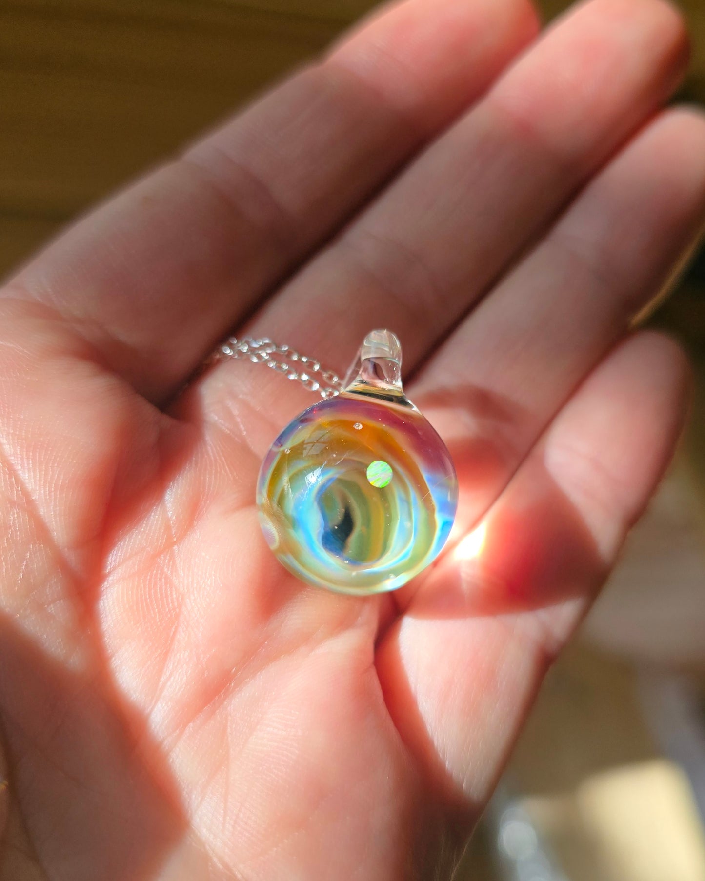 Pendentif Univers "Opale 1"