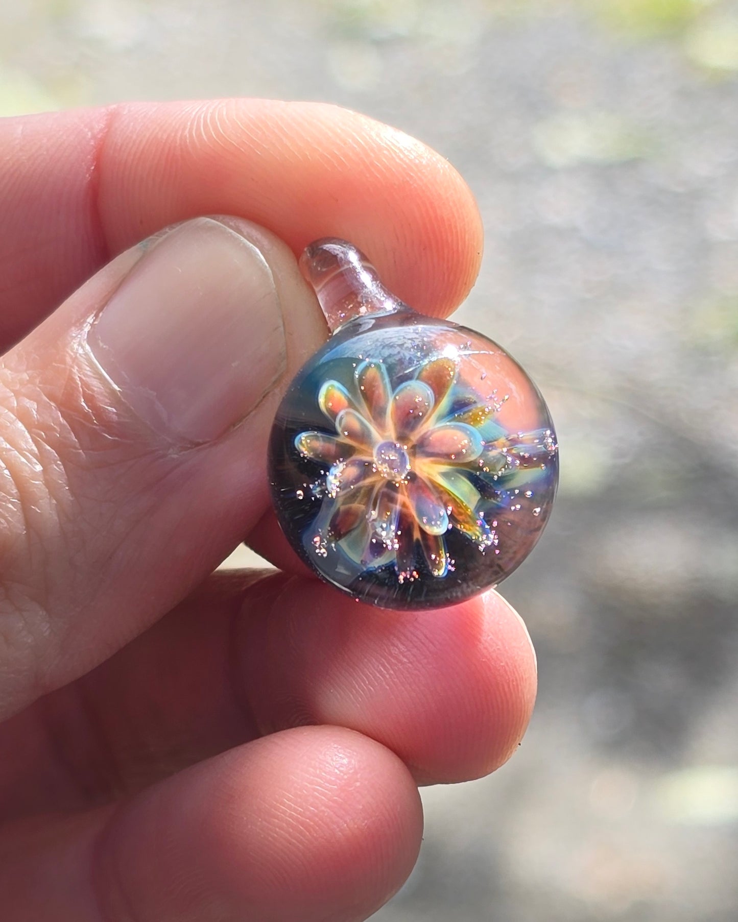 Pendentif Implosion Florale n°14
