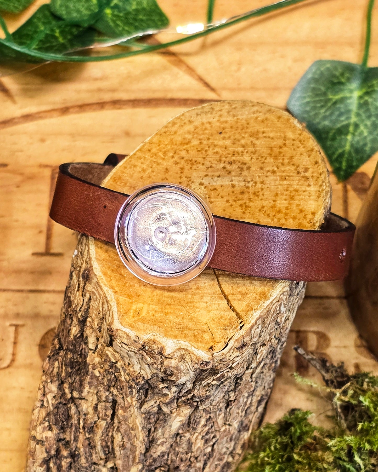 Bracelet d'Olfactothérapie en cuir