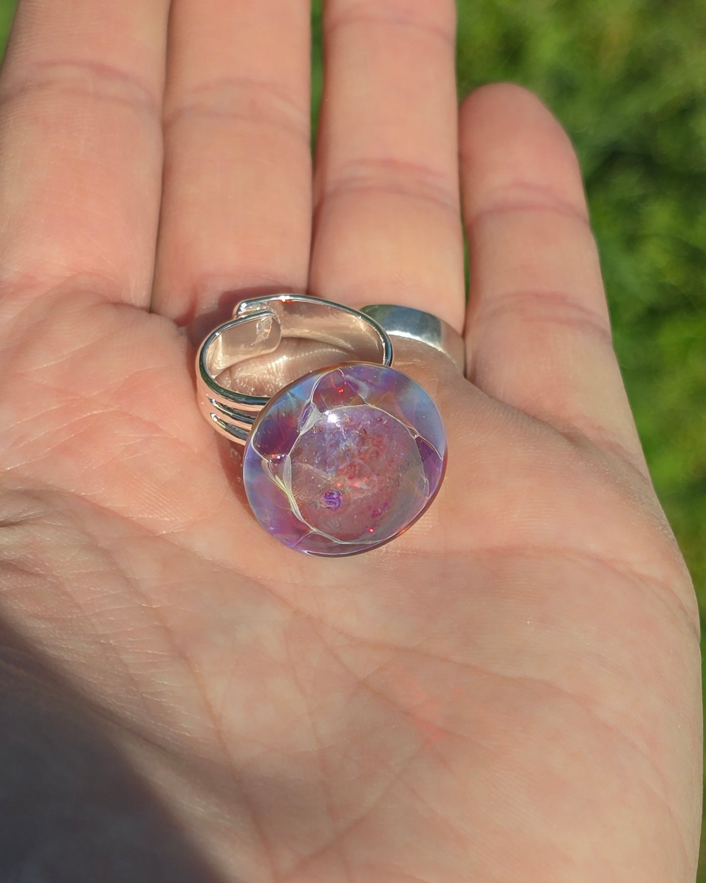 Bague en verre Univers n°4