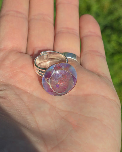 Bague en verre Univers n°4