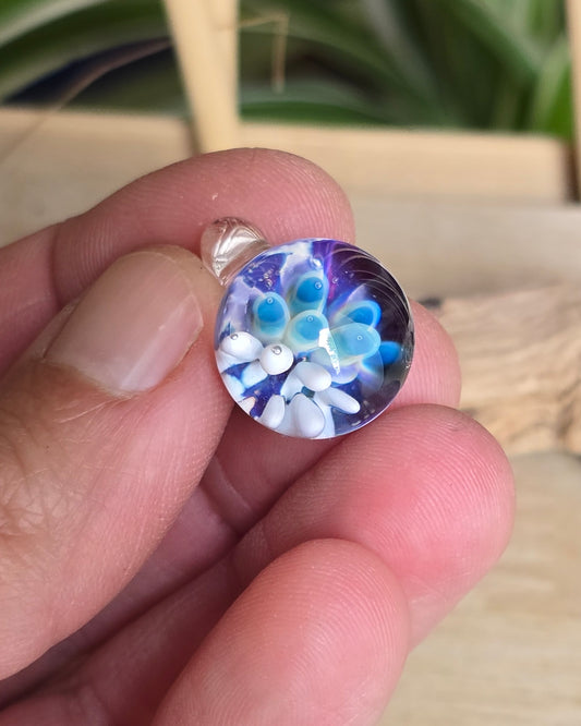 Pendentif Implosion Florale n°12