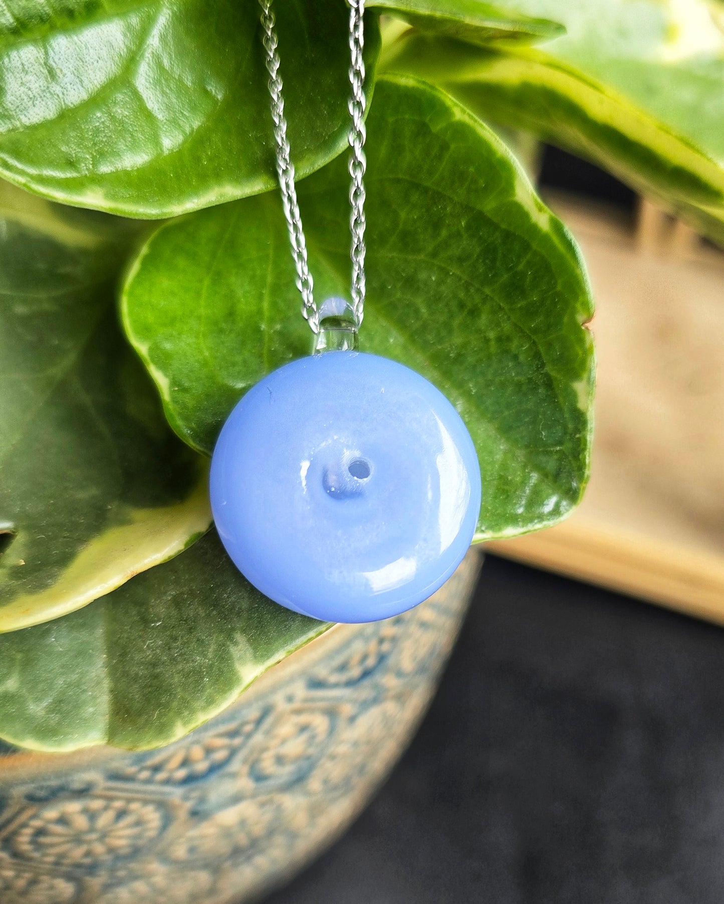 Pendentif d'olfactothérapie® - Rond - Modèle ORBIS collection de Printemps