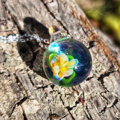 Pendentif Implosion Florale