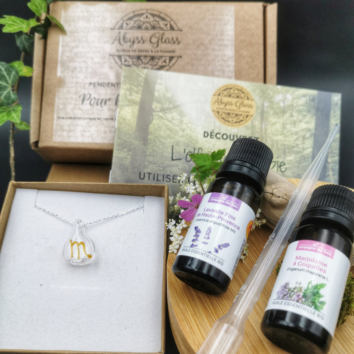 Coffret pendentif Astro avec deux huiles essentielles