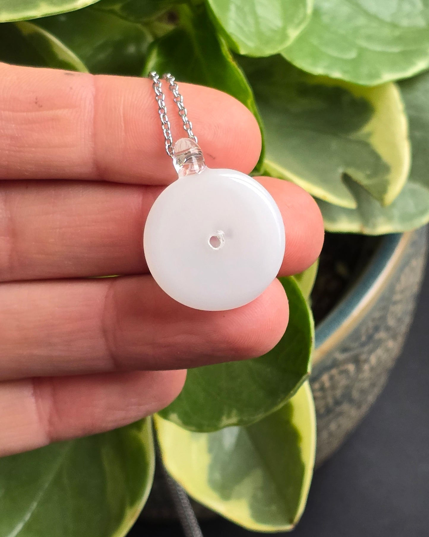Pendentif d'olfactothérapie® - Rond - Modèle ORBIS collection de Printemps