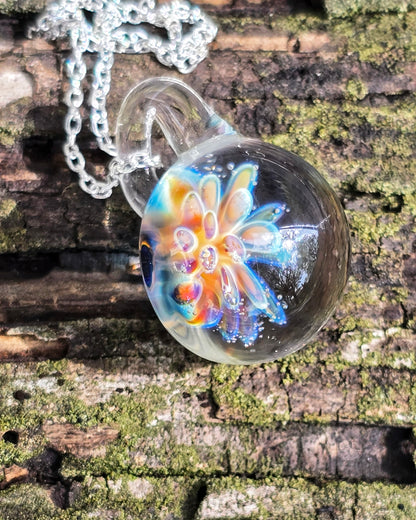 Pendentif Implosion Florale n°14