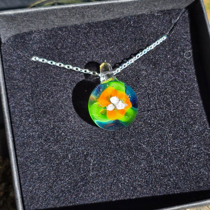 Pendentif Implosion Florale