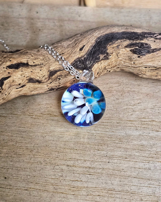 Pendentif Implosion Florale n°12
